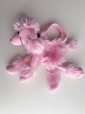 opi pink fur dog bag